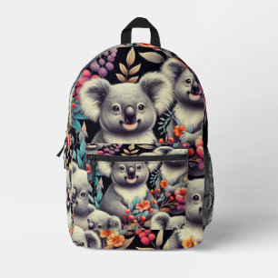 Sac À Dos Imprimé Peinture vintage Cute Koala