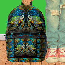 Personnalisé Blue Beach Life Sea Turtle