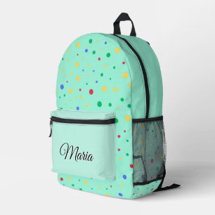 Sac À Dos Imprimé Personnalisé Joli Coloré Moderne Fille Arc-en-ciel