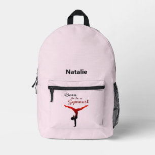 Sac À Dos Imprimé Personnalisé Né pour être un Gymnaste