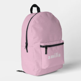Sac à dos imprimé personnalisé rose bébé mignon