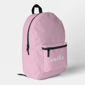 Sac à dos imprimé personnalisé rose bébé mignon
