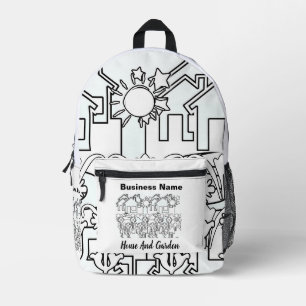Sac À Dos Imprimé Personnaliser Maison Et Jardin