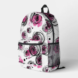 Sac À Dos Imprimé Pétales Enky Motifs sans joint