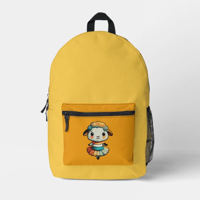 Sac À Dos Imprimé Petite mignonne mouton Ballerina (Recto)
