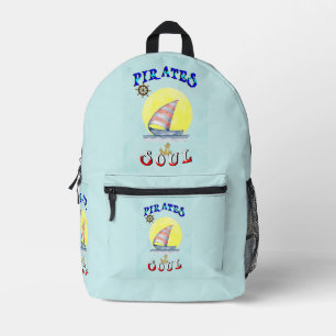 Sac À Dos Imprimé Pirates Soul voilier Nautique Voile