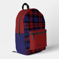 Plaid Burgundy Purple Rustique MacLachlan Tartan