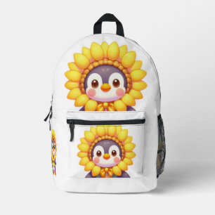 Sac À Dos Imprimé Plaisir de pingouin floral