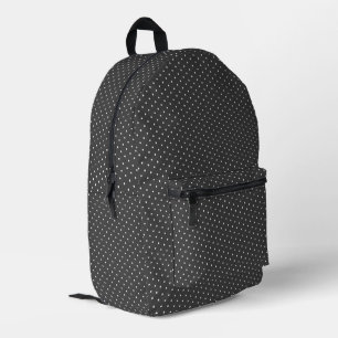 Sac À Dos Imprimé Points blancs sur gris étain