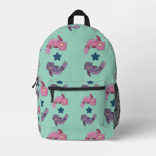 Sac À Dos Imprimé Poisson Koï Soleil et Lune Art Pisces Céleste