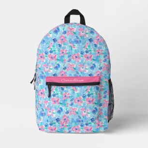 Sac À Dos Imprimé Poitrines florales personnalisées