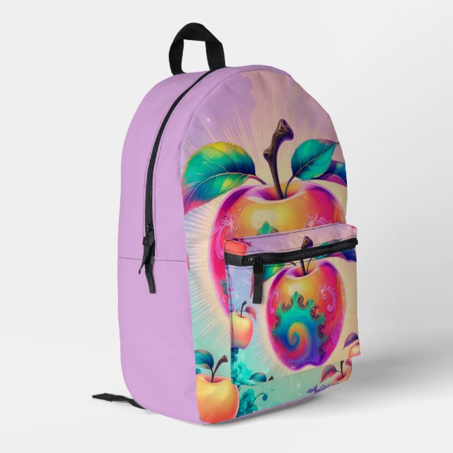 Sac À Dos Imprimé Pomme à thème (Coin arrière gauche)