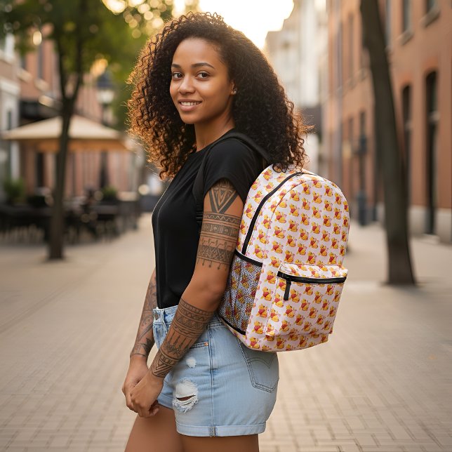 Sac À Dos Imprimé Pooh Printed Backpack (Créateur téléchargé)