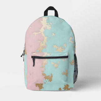 Sac À Dos Imprimé Popular Blush Pink Mint Gold Luxury Collection