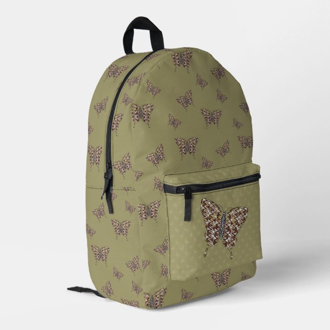 Sac À Dos Imprimé Porte-queue africain (Coin arrière gauche)