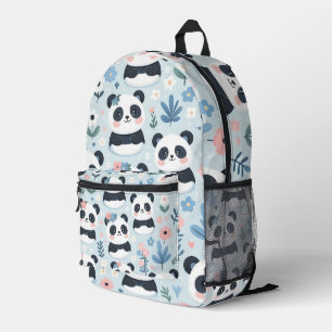 Sac À Dos Imprimé Portes de panda mignonnes
