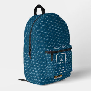 Sac À Dos Imprimé Prenez Vos Mèdes Et Vous Serez Calme