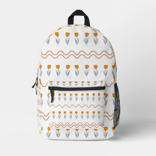 Sac À Dos Imprimé Preppy Super Stripe Tulip Motif