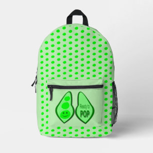 Sac À Dos Imprimé Prêt à cueillir des pois verts