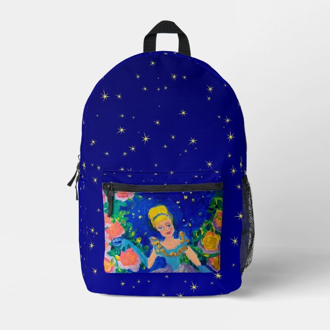Sac À Dos Imprimé Princesse "Art by Kids" (Recto)