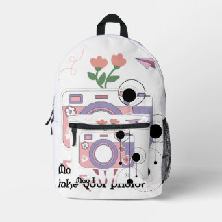 Sac À Dos Imprimé Puis-je prendre votre photo ?