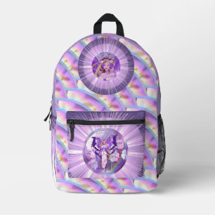 Sac À Dos Imprimé Purple Sun Fairy