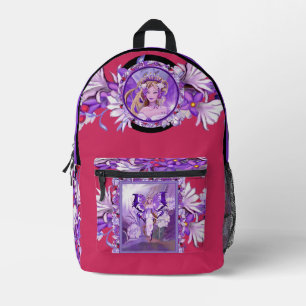 Sac À Dos Imprimé Purple Sun Fairy