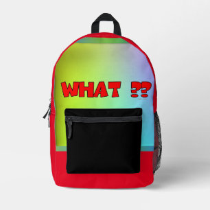 SAC À DOS IMPRIMÉ QUOI ? ?