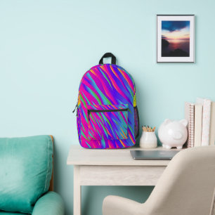 Sac À Dos Imprimé Rainbow Zebra