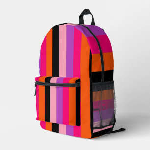Sac À Dos Imprimé Rayures contemporaines d'Halloween