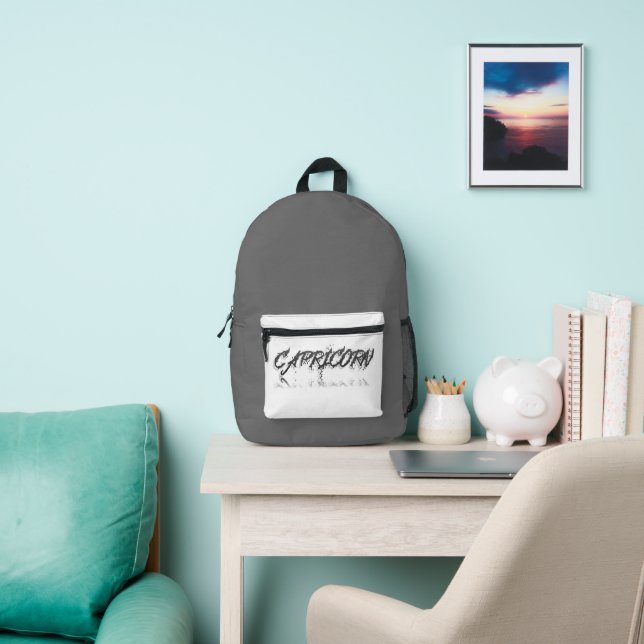Sac À Dos Imprimé Réflexion Capricorne (Insitu)