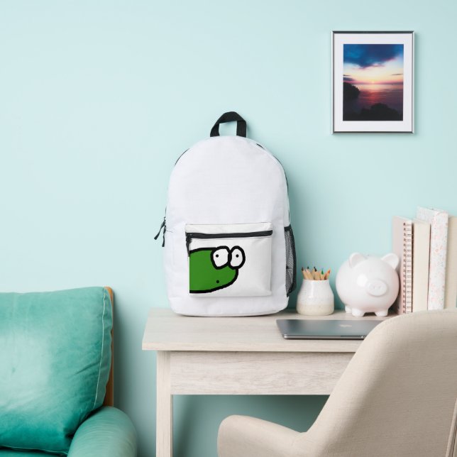 Sac À Dos Imprimé ressemble à une grenouille (Insitu)