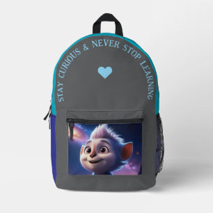 Sac À Dos Imprimé Restez Curieux...