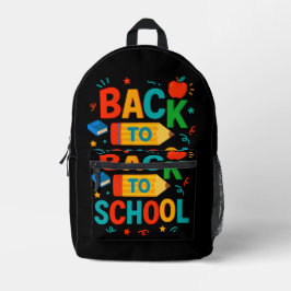 Sac À Dos Imprimé Retour à l'école