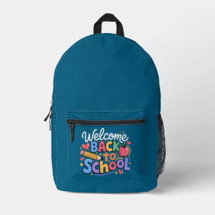 Sac À Dos Imprimé Retour à l'école Enseignant Premier jour de l'écol