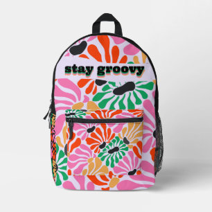 Sac À Dos Imprimé Retro Super Floral Personnalisé Moderne Fille