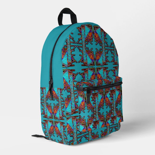 Sac À Dos Imprimé Rêve de l'Emblème des papillons (Coin arrière gauche)