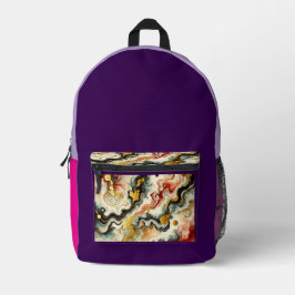 Sac À Dos Imprimé Rivières dorées