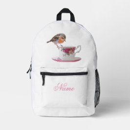 Sac À Dos Imprimé Robin en Tea Cup