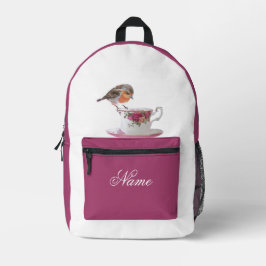 Sac À Dos Imprimé Robin en Tea Cup