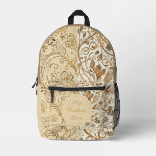 Sac À Dos Imprimé Romantique, Saint-Valentin, Mon Amour Infini,