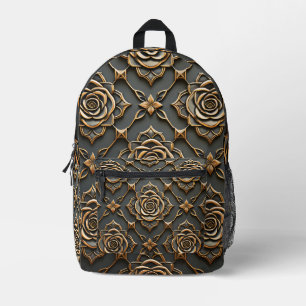 Sac À Dos Imprimé Rose métallique rustique