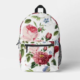 Sac À Dos Imprimé Roses anglaises roses élégantes vintage romantique