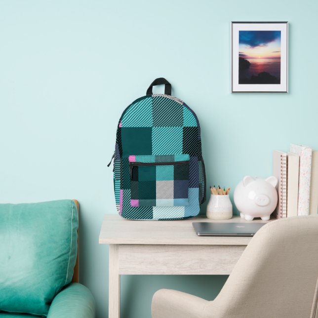 Sac À Dos Imprimé Rustique Contemporain (Insitu)