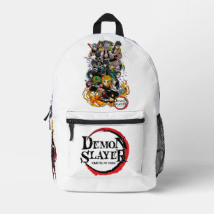 Sac À Dos Imprimé Sac, ESCLAVE DÉMON, BLANC