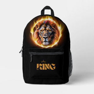 Sac À Dos Imprimé Sacoche King Lion