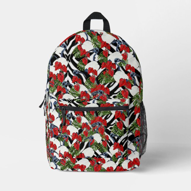 Sac À Dos Imprimé Sacred Anthurium Backpack (Recto)