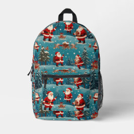 Sac À Dos Imprimé Santa Claus Sak 2