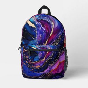 Sac À Dos Imprimé Sapphire Amethyst Encre d'alcool