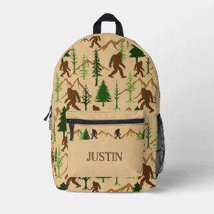 Sac À Dos Imprimé Sasquatch à motifs Bigfoot